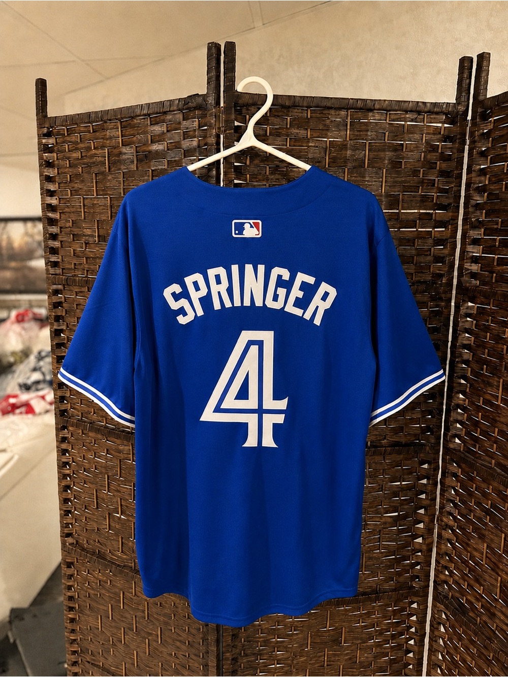 Toronto Blue Jays Springer #4 Baseball Jersey